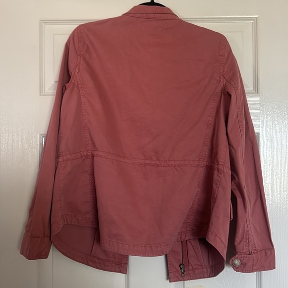 LIKE NEW Loft Pink Utility Jacket - Picture 2 of 3